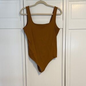 Abercrombie & Fitch Mustard Bodysuit tank